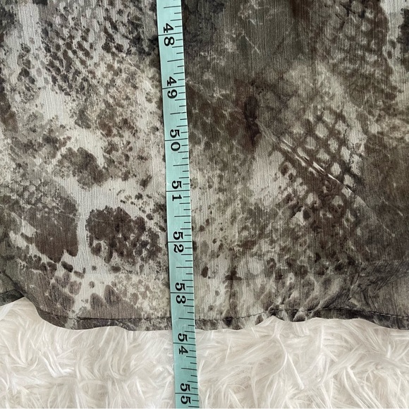 Anthropologie Chaudry Womens Maxi Dress Size Small Snake Print Sleeveless Lined - Picture 8 of 10